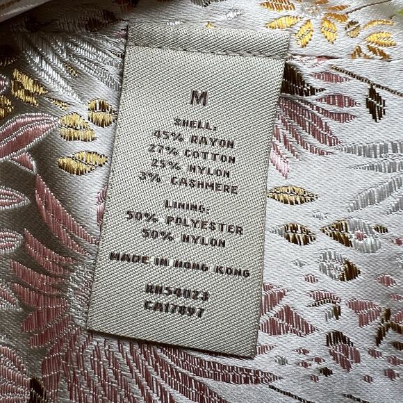 Old Navy Coquette Pink Maternity Cardigan Sweater Size Medium Vintage Rare - Picture 6 of 8